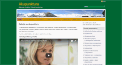 Desktop Screenshot of miluju-akupunkturu.cz